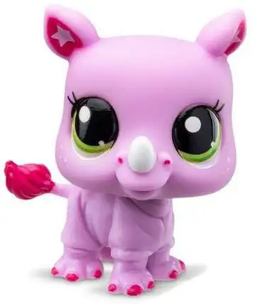 Littlest Pet Shop 2024 Generation 7 Pink Rhino Mini Figure #37 [Loose]