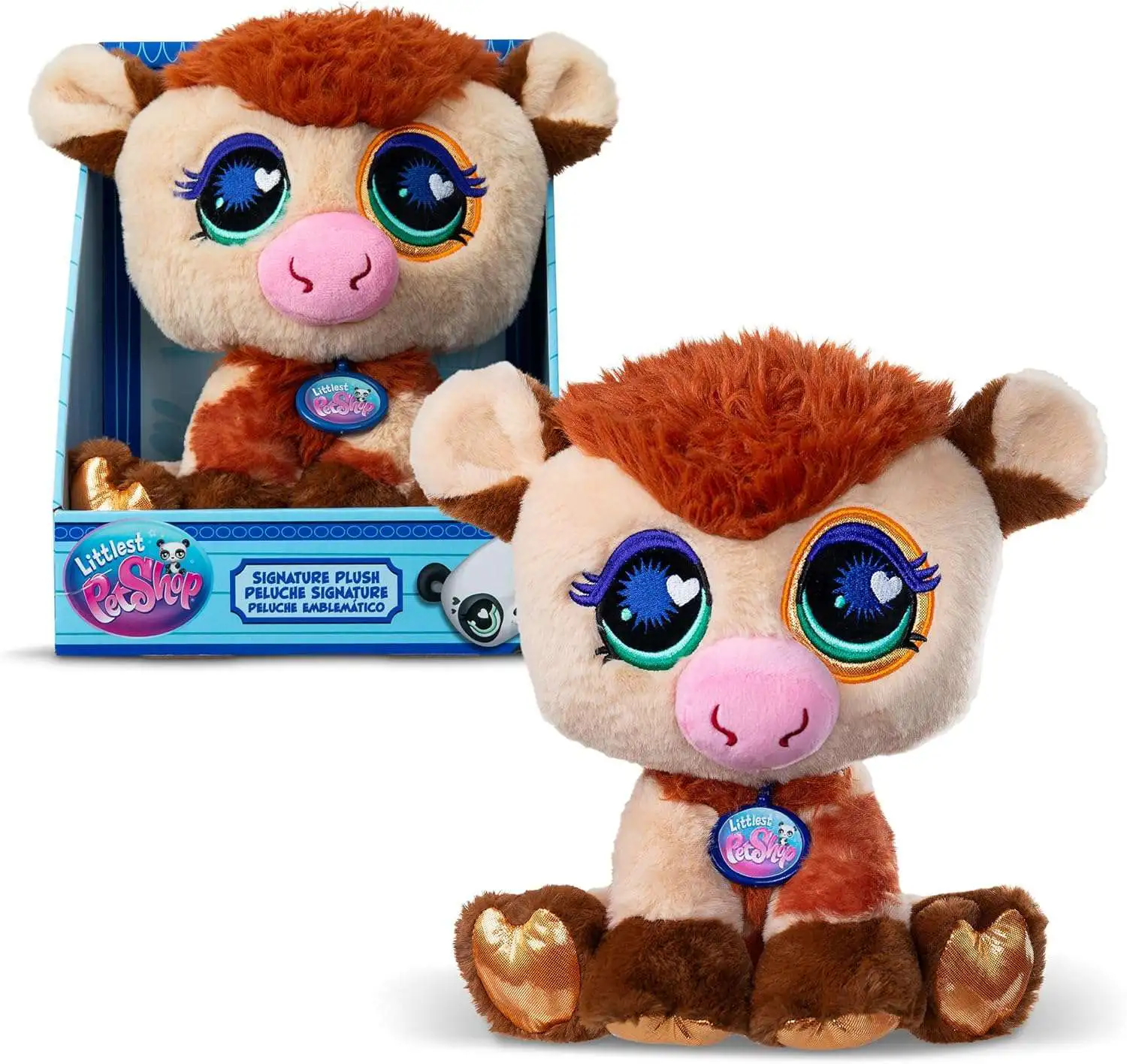 Littlest Pet Shop 2025 Generation 7 Cow 10-Inch Signature Plush