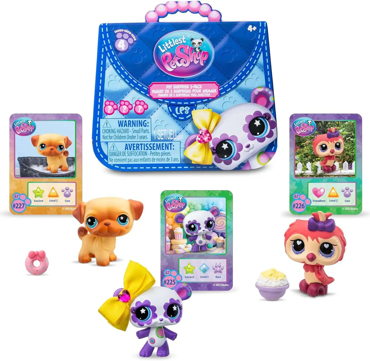 Littlest Pet Shop Generation 7 Series 4 Pet Surprise Mystery 3-Pack