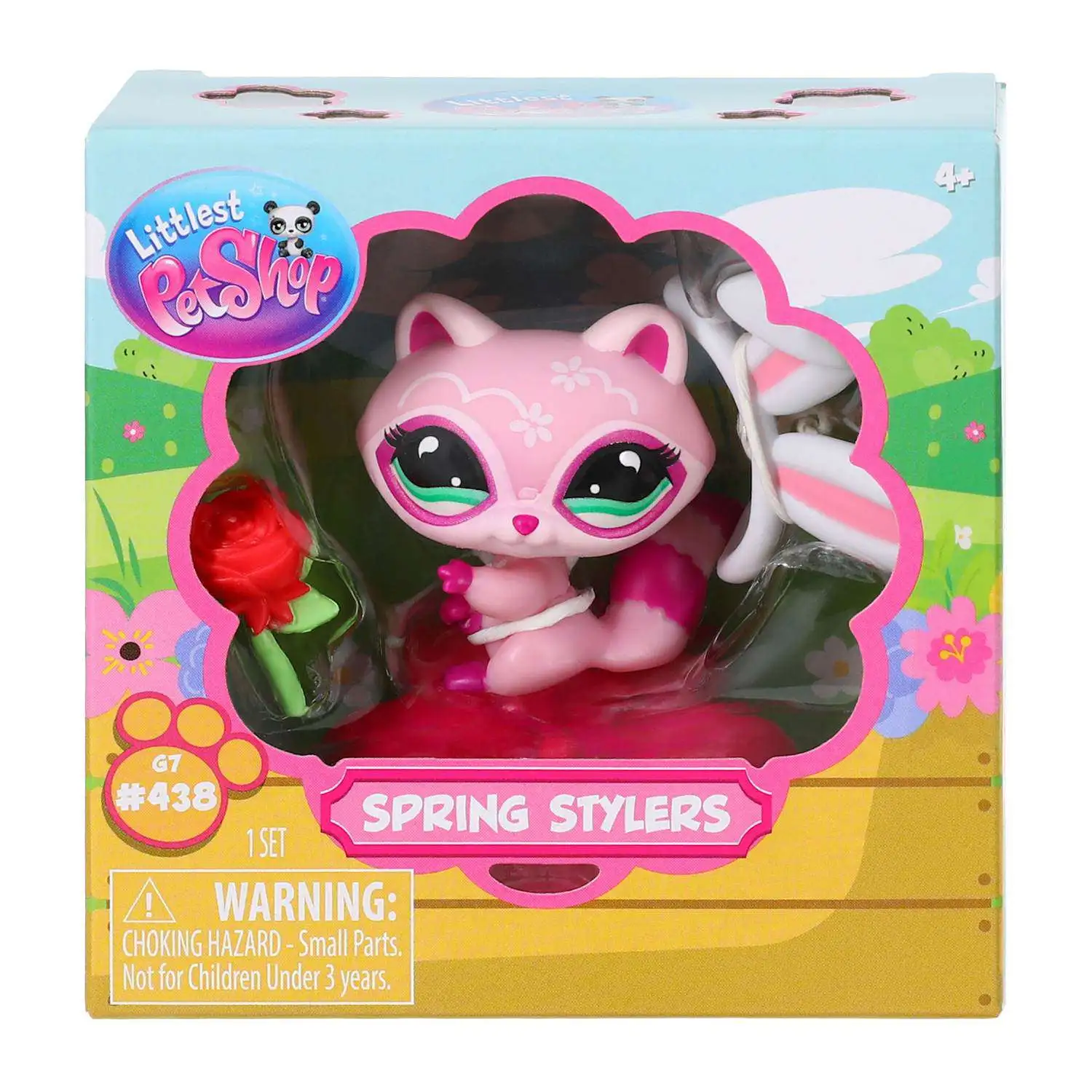 Littlest Pet Shop 2026 Generation 7 Spring Stylers Racoon Figure #438