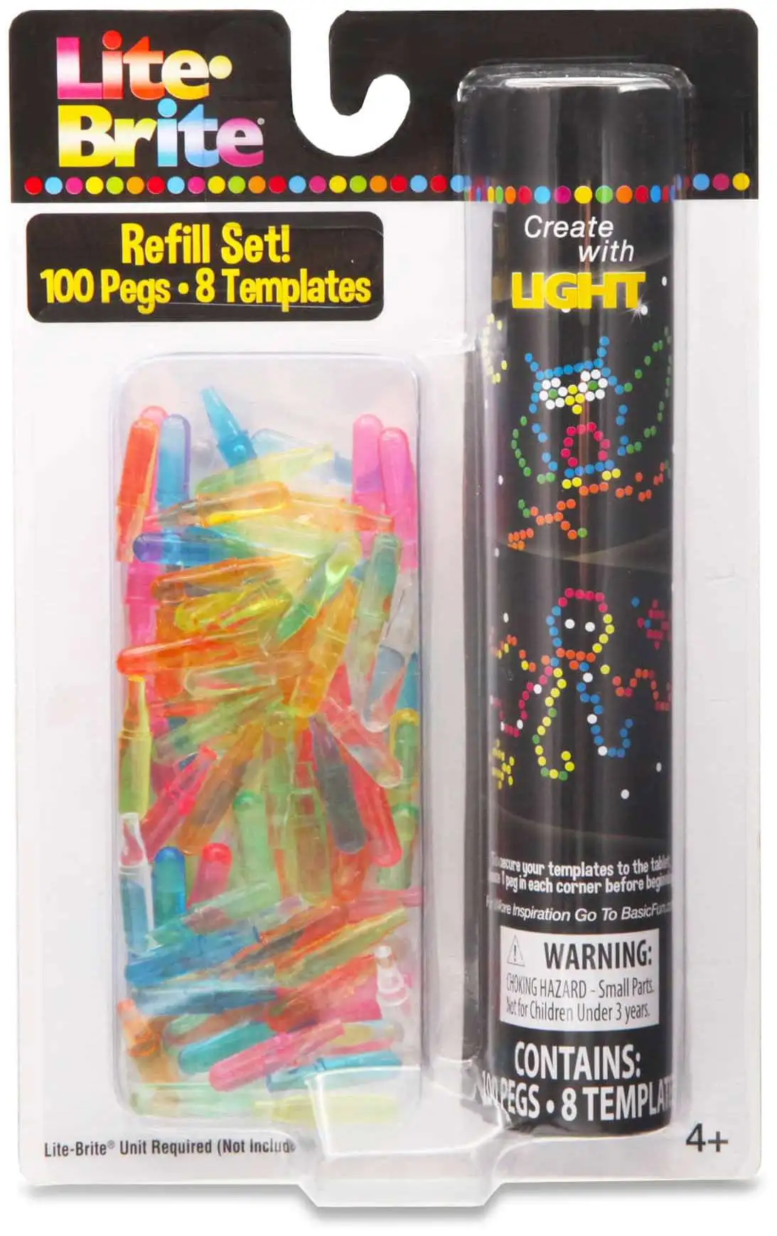 Lite Brite 100 Pegs Refill Set