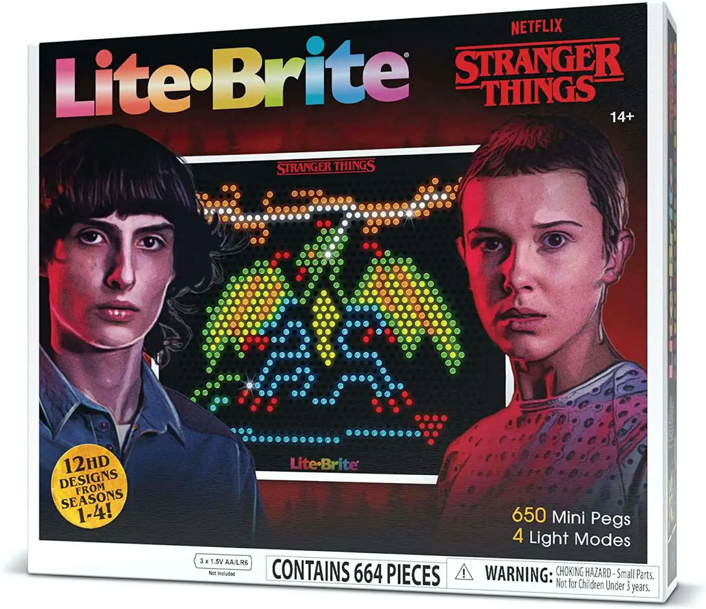 Lite Brite Stranger Things Best of Season 4 Set [664 Pieces, Damaged Package]