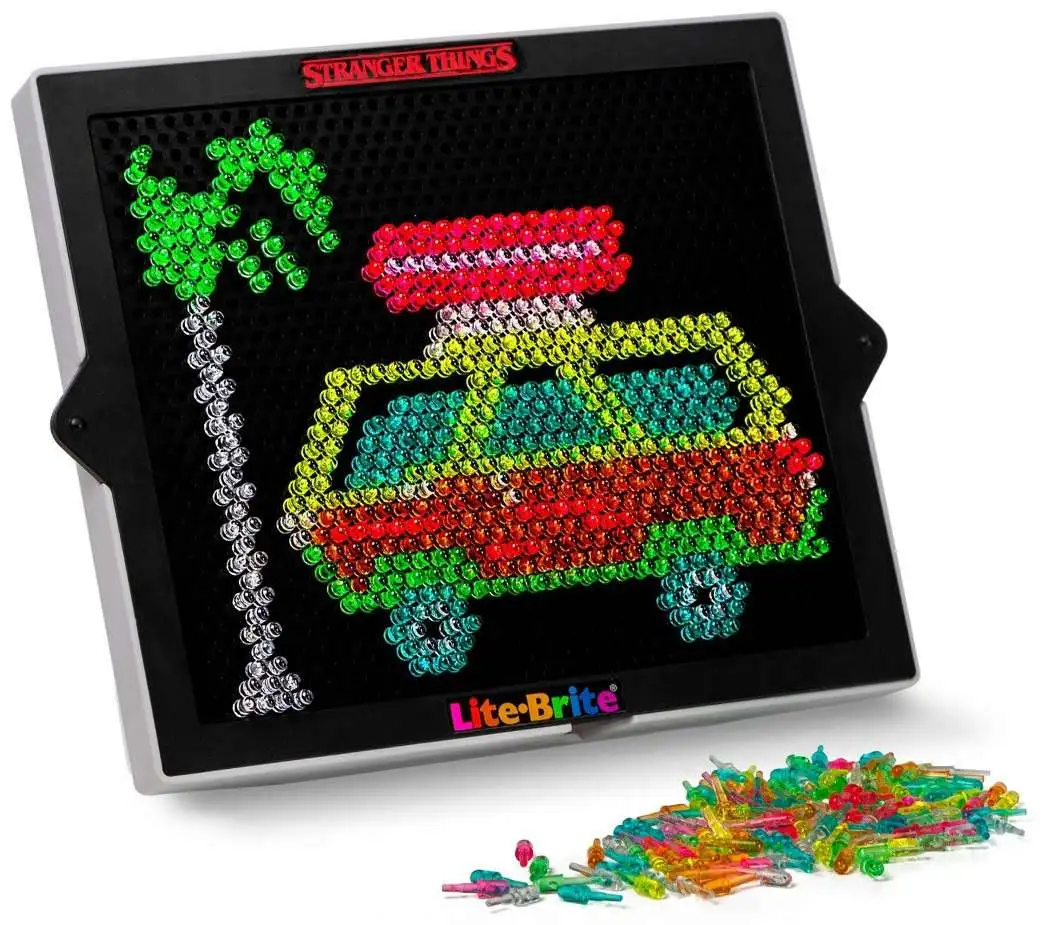 Lite Brite Stranger Things Cali Dreaming Exclusive Set 664 Pieces