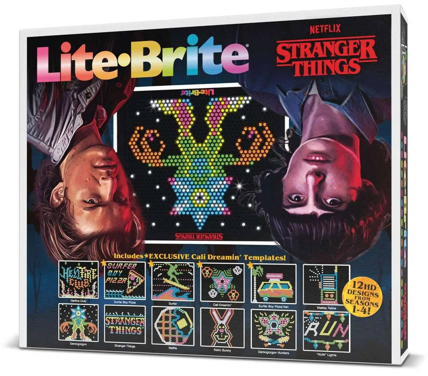 Lite Brite Stranger Things Cali Dreaming Exclusive Set 664 Pieces