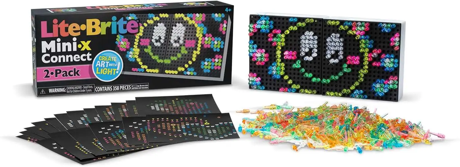 Lite Brite Mini-X Connect Exclusive 2-Pack