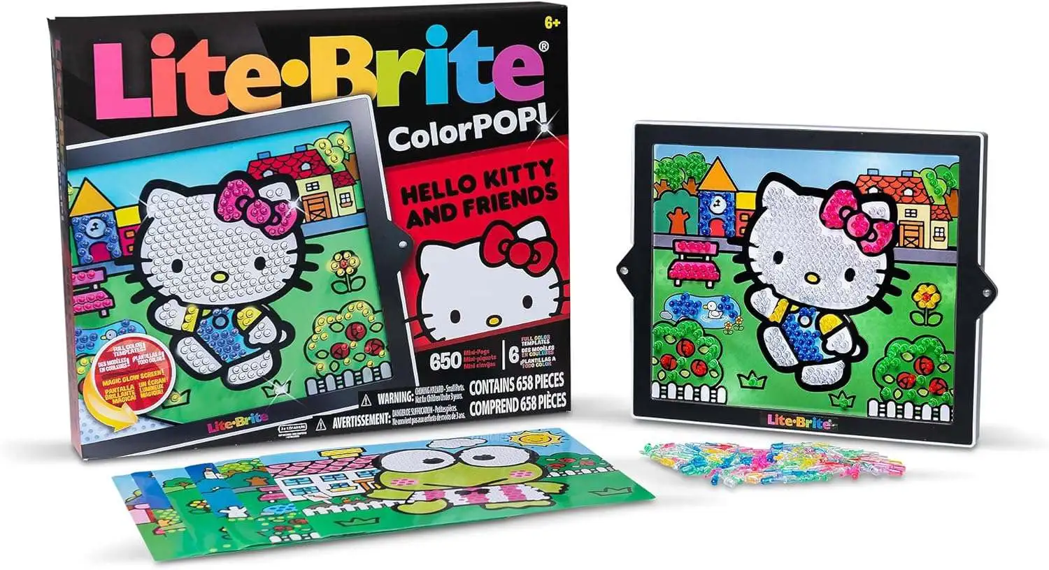 Lite Brite Color Pop! Hello Kitty Set