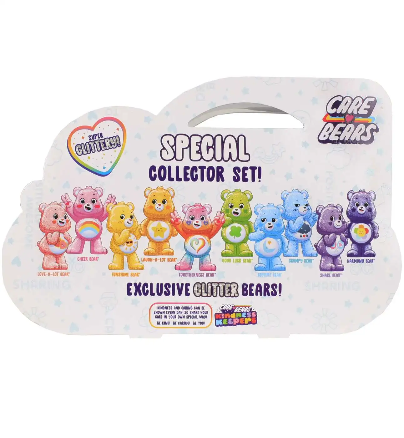 Care Bears Rainbow Friends, Glitter Puffy Stickers – lucky lemon club