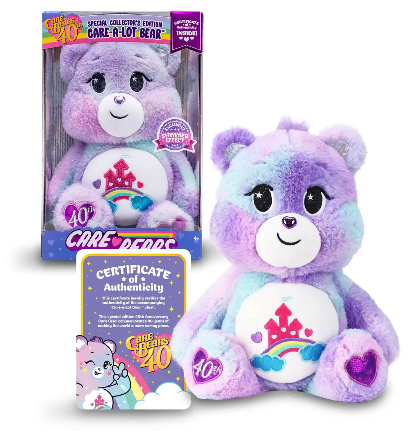 Care Bears 9 inch Plush - I Care Bear - Soft Huggable Material!