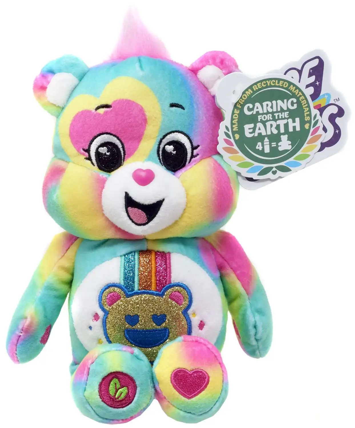 Care Bears Glitter Good Vibes Bear 9-Inch Plush