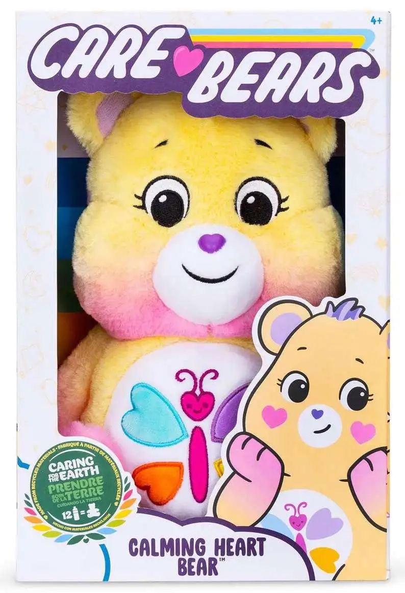 Care Bears Calming Heart Bear Exclusive 14 Plush 2024 Basic Fun - ToyWiz