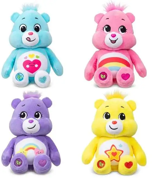 Care Bears Special Edition Collector Set Exclusive 8 Plush 4-Pack Set ...