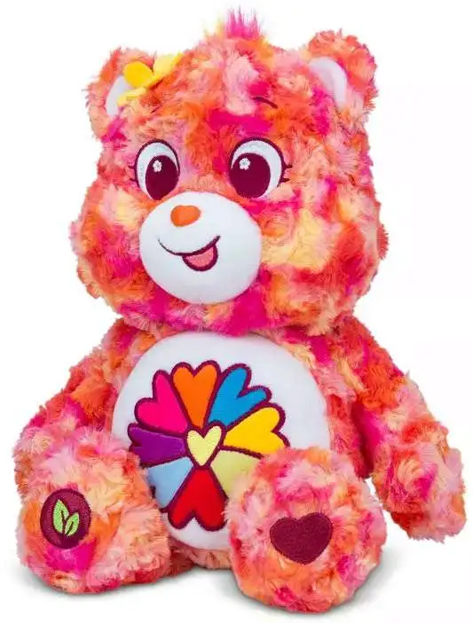 Care Bears Flower Power Bear Exclusive 14 Plush Basic Fun - ToyWiz