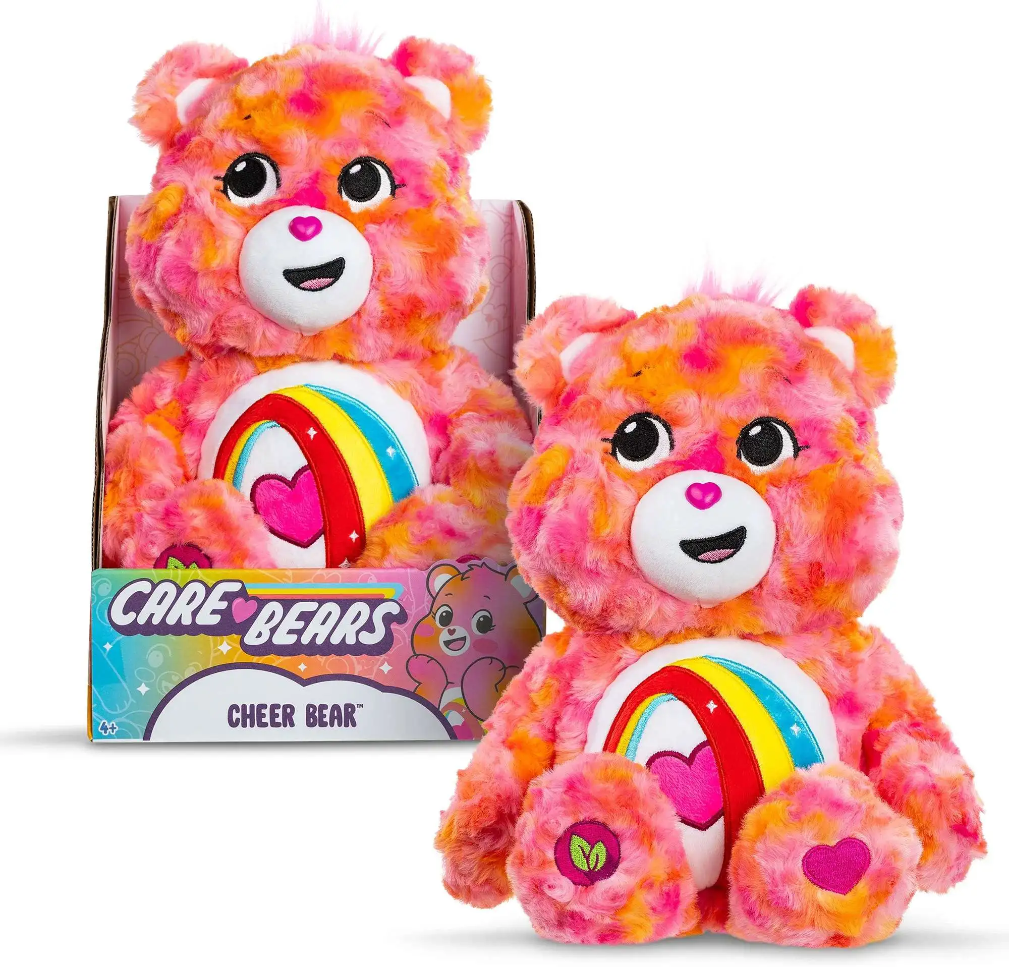 Care Bears Cheer Bear Exclusive 14 Plush 2025 Basic Fun - ToyWiz