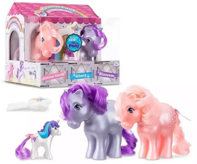 My Little Pony 40th Anniversary Original Collection Cotton Candy, Glory  Blossom Figure Set Basic Fun - ToyWiz