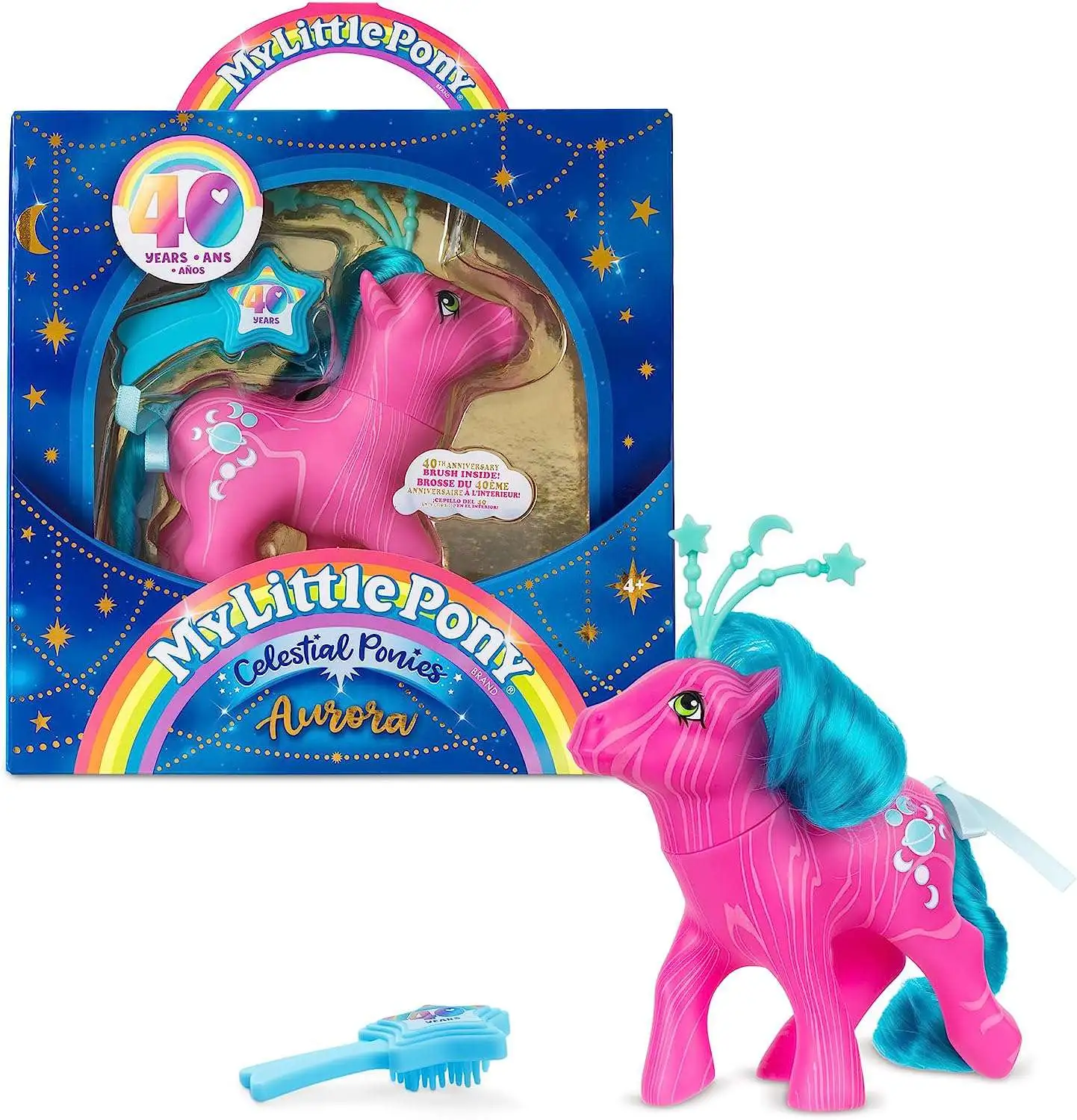 My Little Pony 40th Anniversary Celestial Ponies Aurora Figure Basic ...