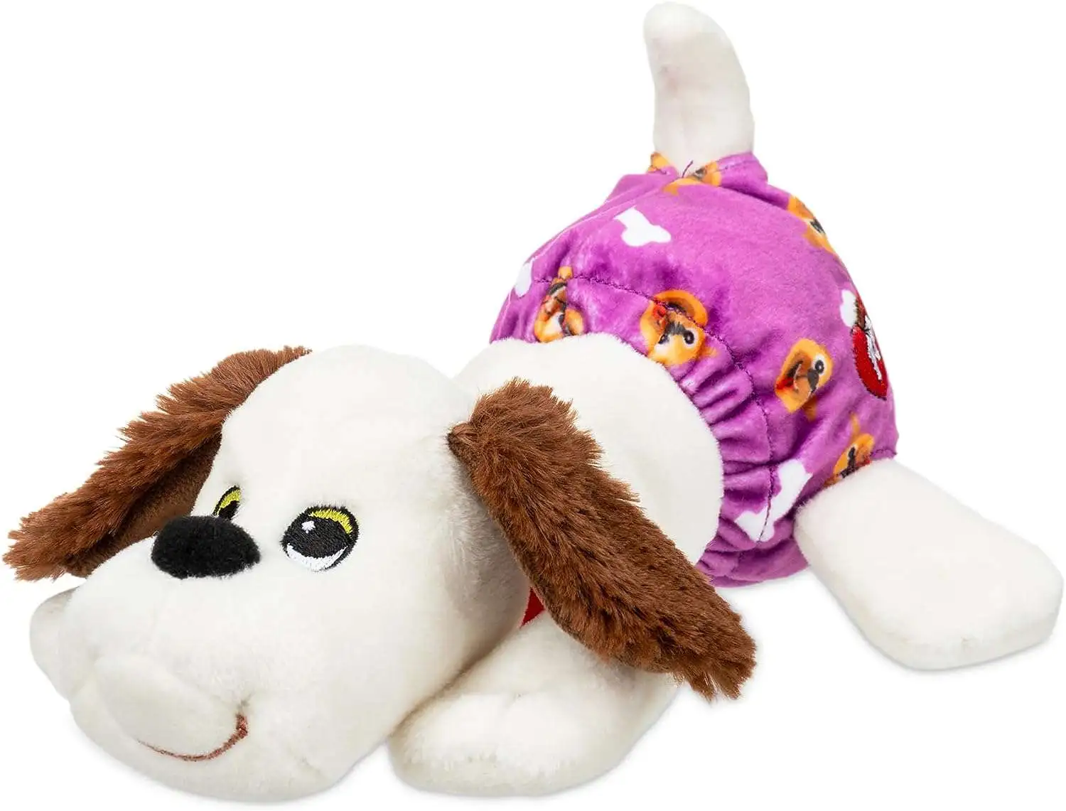 Pound Puppies Newborns Cream with Brown Ears 7-Inch Plush [Hungry]