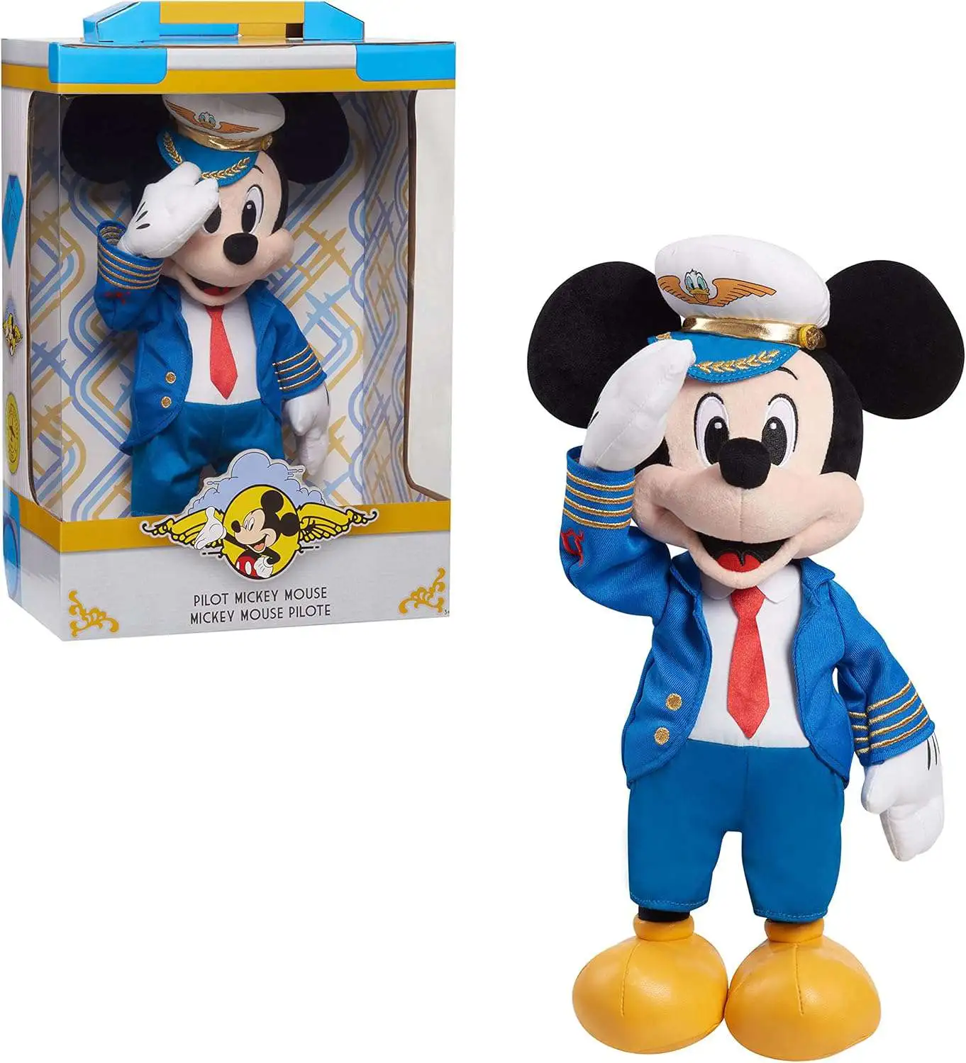 Disney D23 Pilot Mickey Mouse 15-Inch Plush