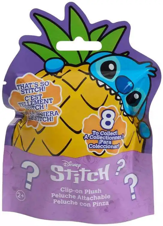 Disney That's So Stitch! Clip-On Plush 2-Inch Mystery Pack