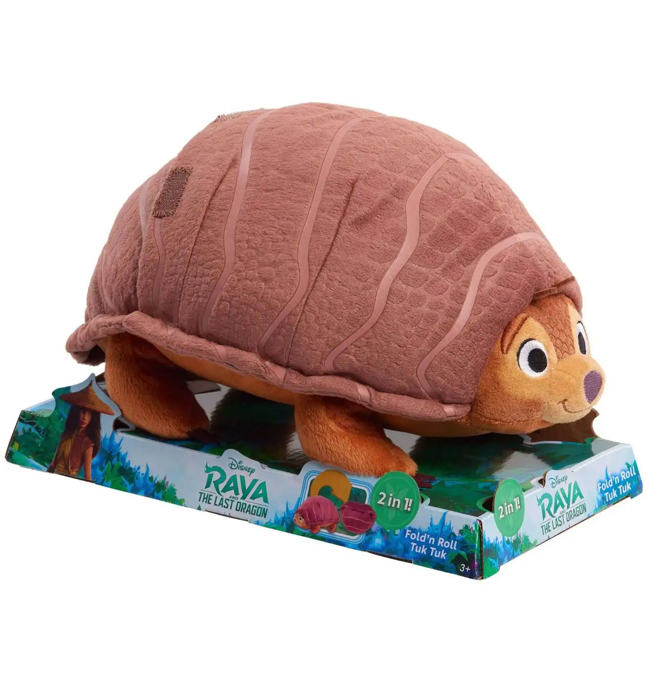 Disney Raya and the Last Dragon Fold'n Roll Tuk Tuk 11-Inch Plush