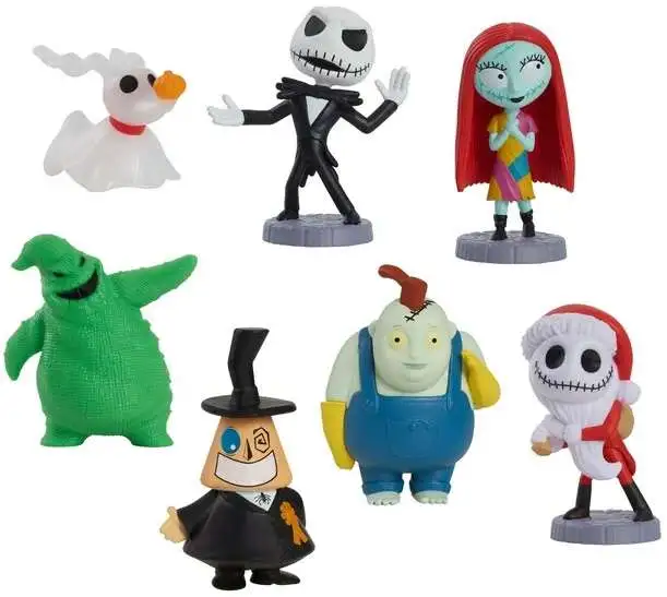 Disney Nightmare Before fashion Christmas Halloween greeters set/jack sally zero oogie