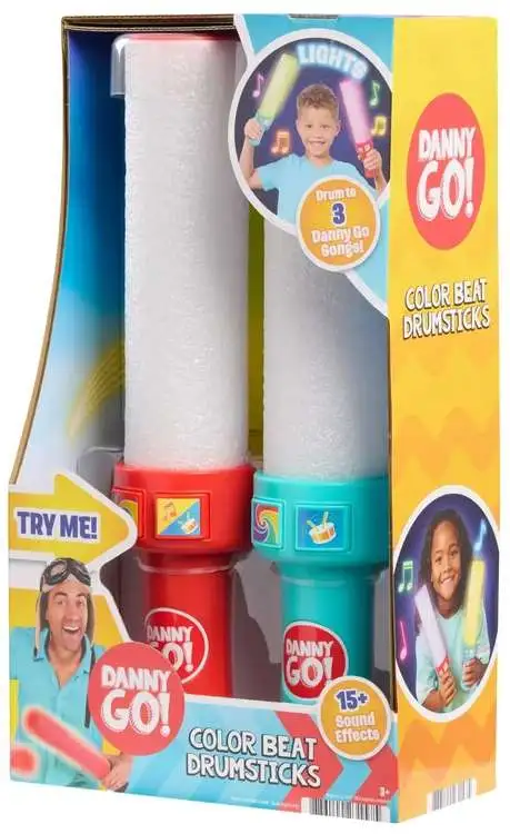 Danny GO! Color Beat Drumsticks Roleplay Music Toy