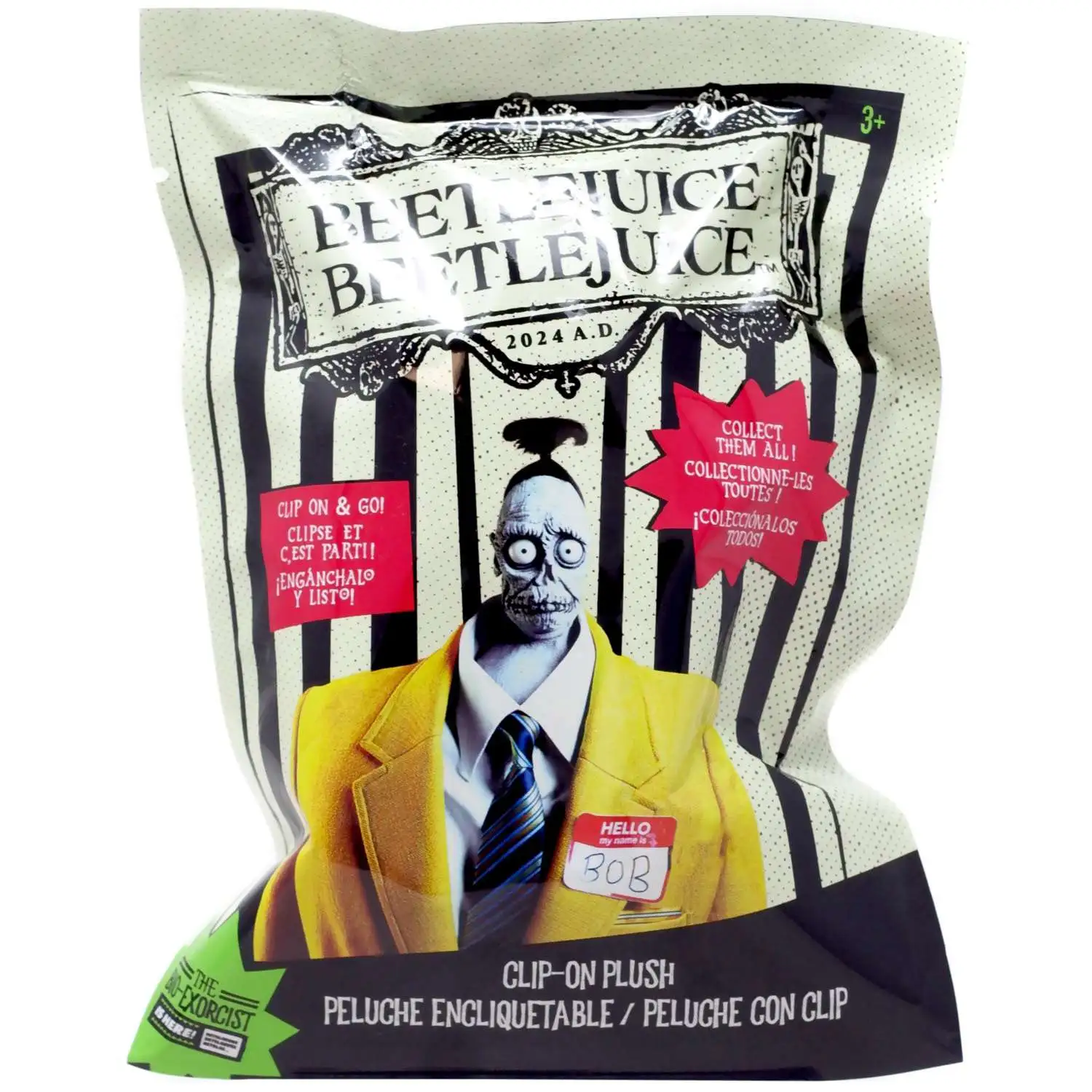 Beetlejuice 2 Clip-On Plush Mystery Pack [1 RANDOM Character]