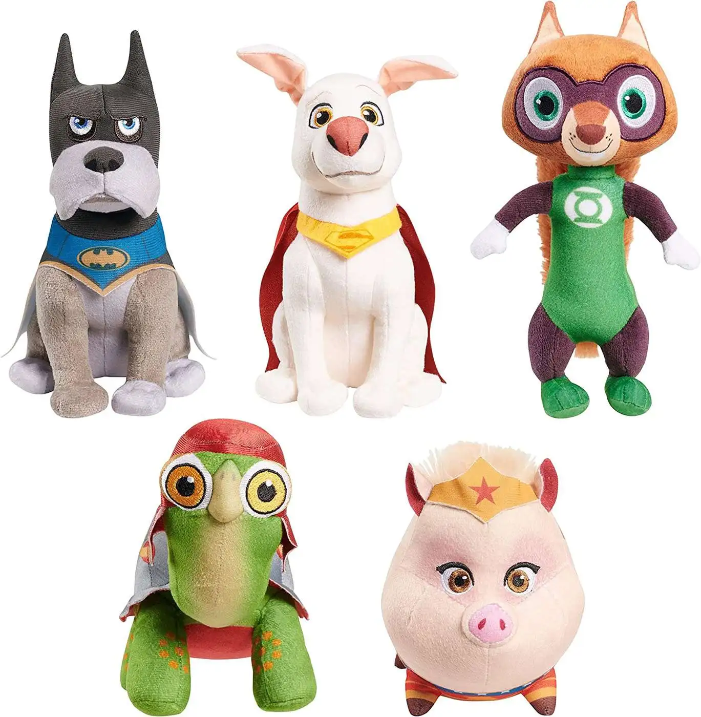 DC League of Super-Pets Ace, Krypto, Merton, PB & Chip Plush 5-Pack