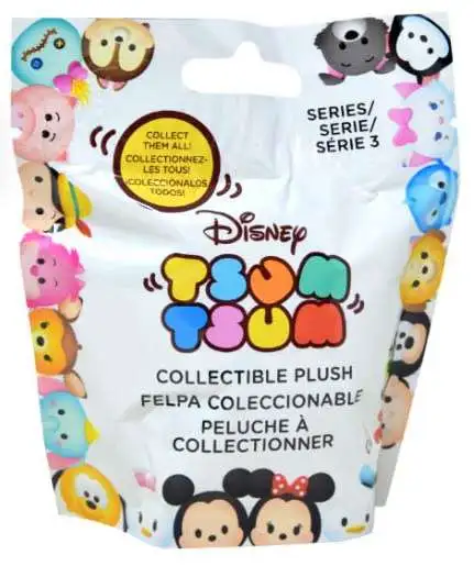 Disney Tsum Tsum Collectible Plush Series 3 Mystery Pack