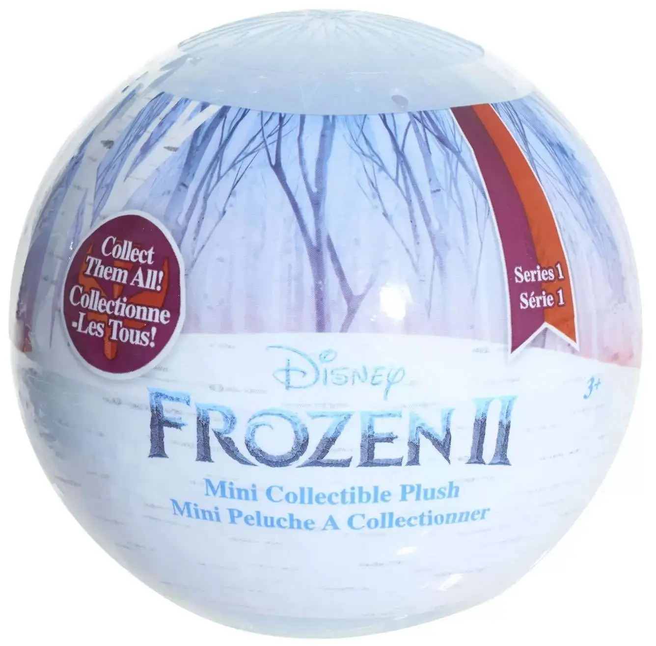 DISNEY NEW Frozen set of 3 Snow Globe Blind Surprise Collectible Mini  character 