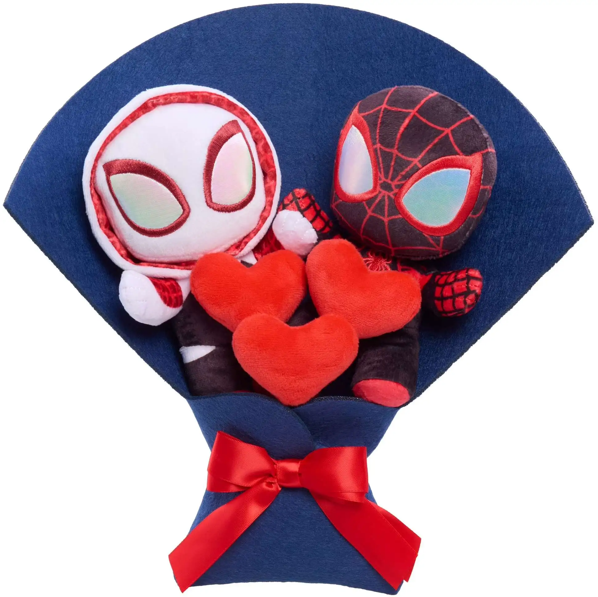 Marvel 2026 Valentine's Day Spider-Man & Ghost-Spider 13-Inch Plush Bouquet 2-Pack