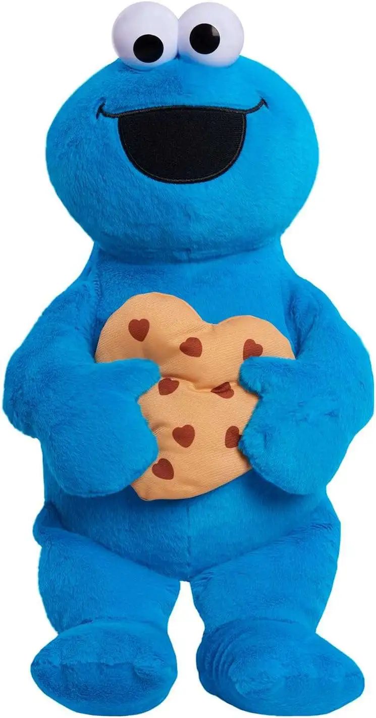 Sesame Street Valentines Day Cookie Monster 15 Plush Just Play ToyWiz