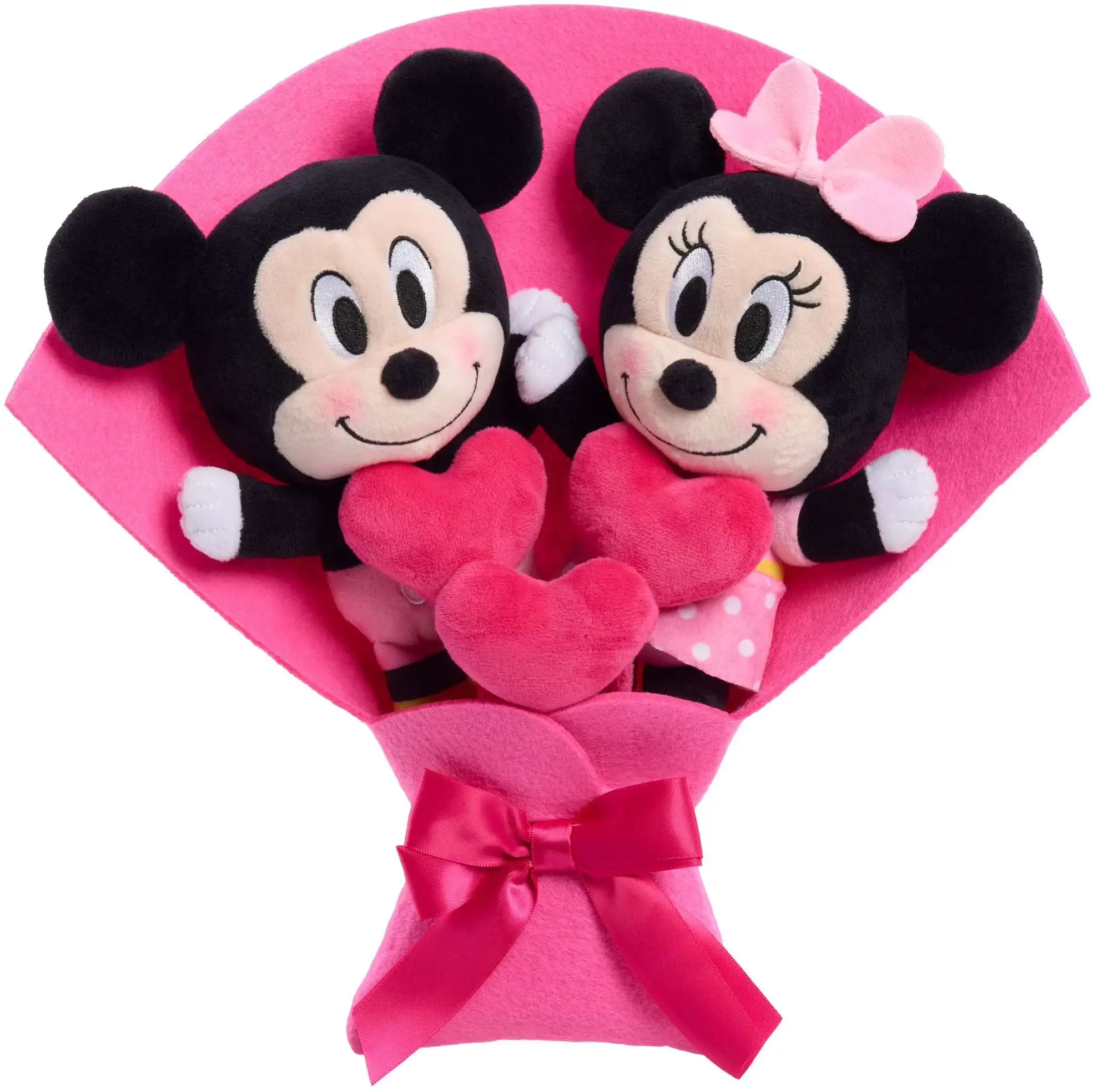 Disney 2026 Valentines Day Mickey Minnie Mouse 13 Plush Bouquet 2
