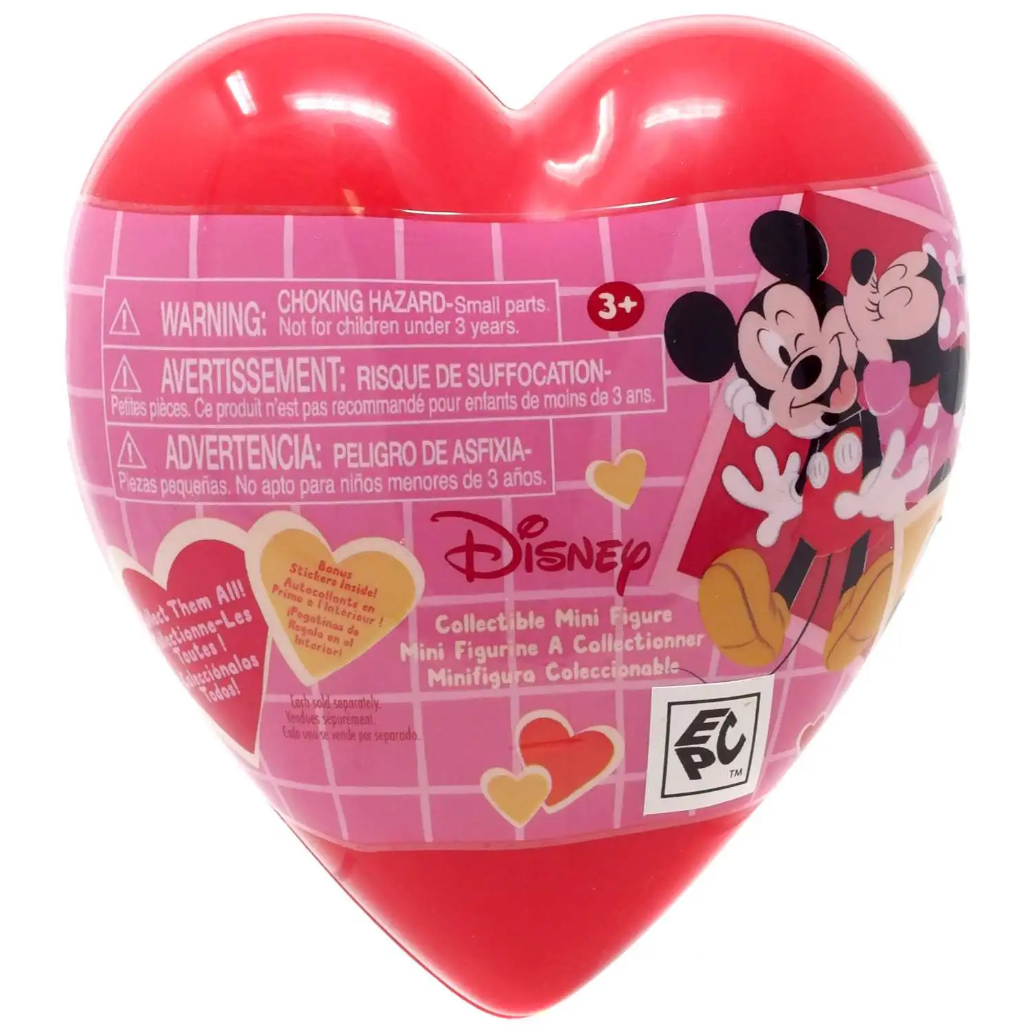 Disney Collectible Mini Figure Mickey & Minnie Mouse Mystery Pack [Valentine, 1 RANDOM Figure]