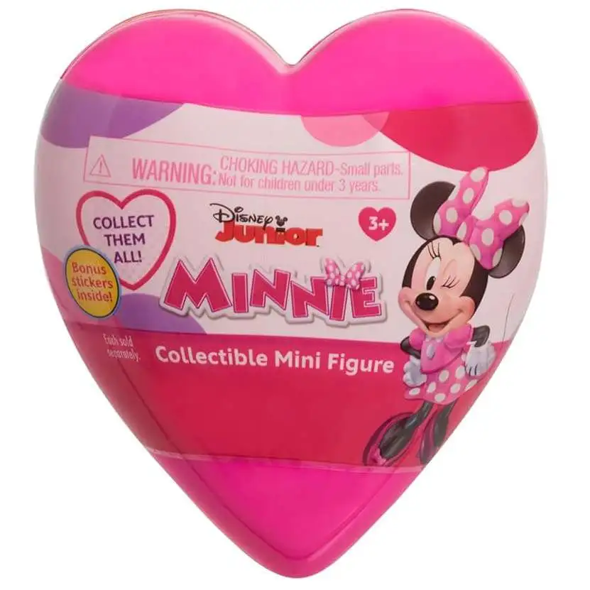 Disney Minnie Mouse Valentine's Day Collectible Mini Figure 2-Inch Mystery Pack