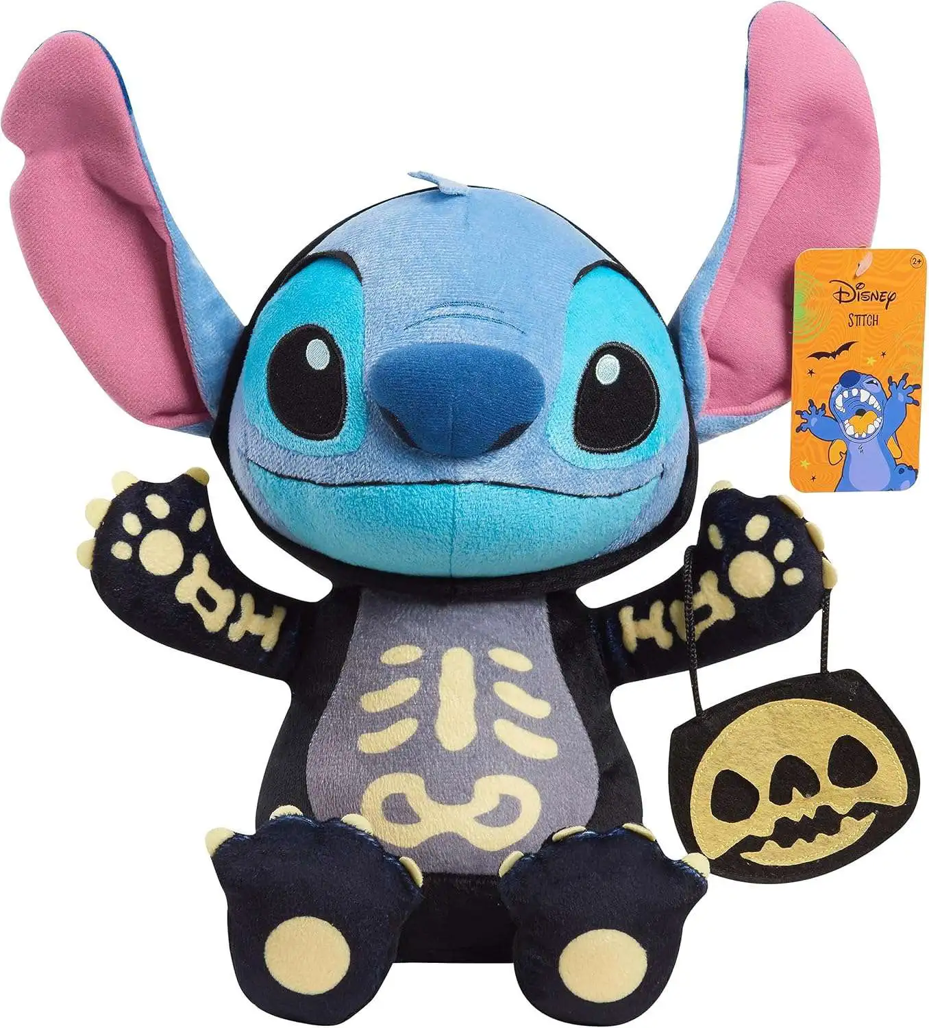 Lilo Stitch Halloween 2024 Stitch 13 Plush Skeleton Costume Just