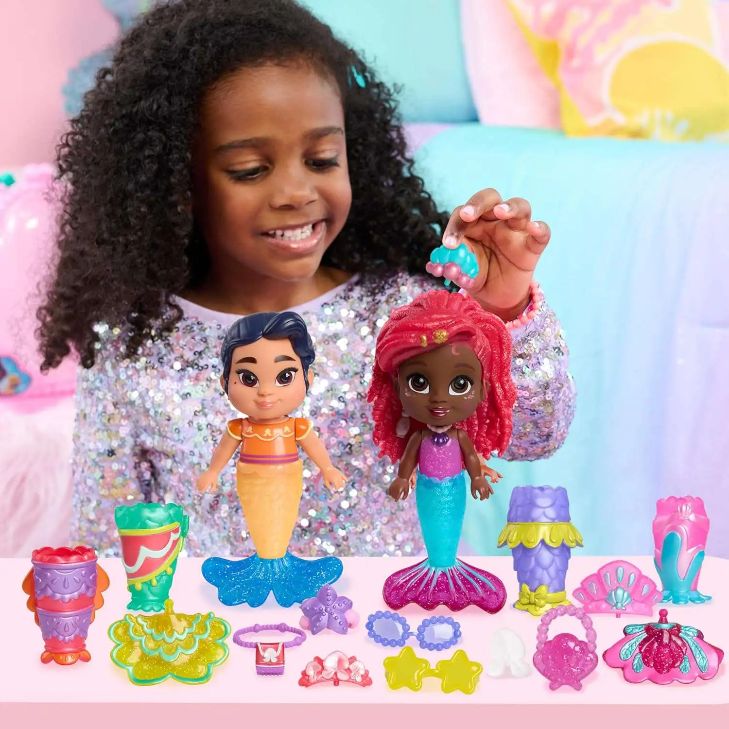 Disney Junior Ariel POP Tails Deluxe Fashion Set with Ariel