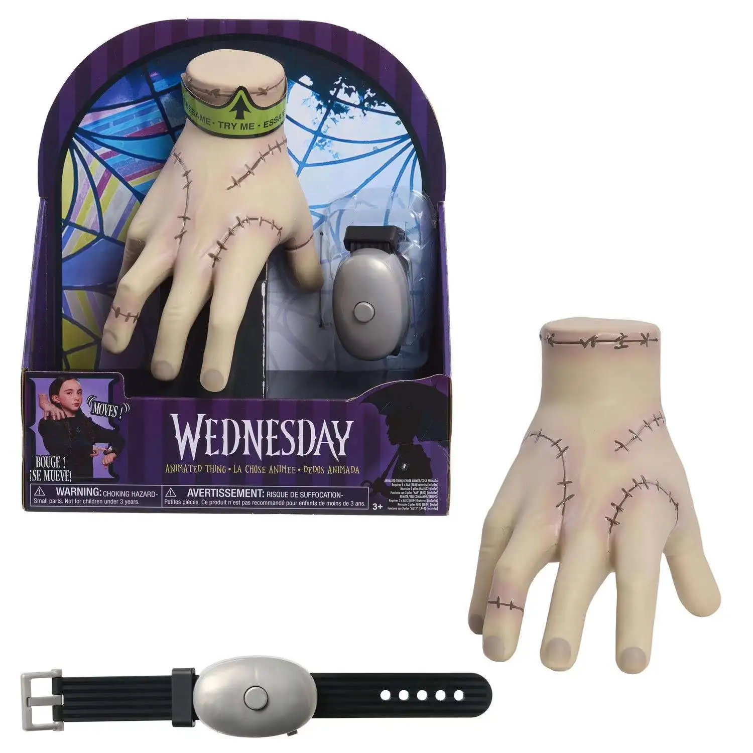 The Addams Family Wednesday Animated Thing 6-Inch