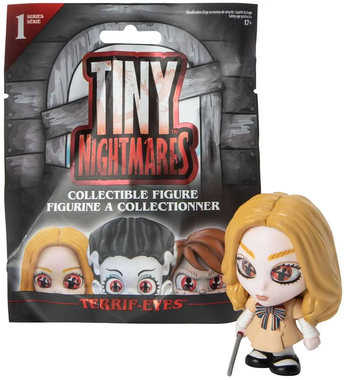 Tiny Nightmares Series 1 Terrif-Eyes Mystery Pack 1 RANDOM Figure Just ...
