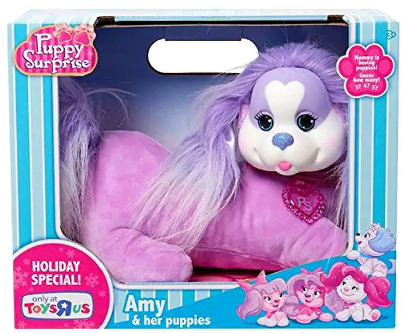 Puppy Surprise Amy & Her Puppies Exclusive Plush Toy [Holiday Edition]