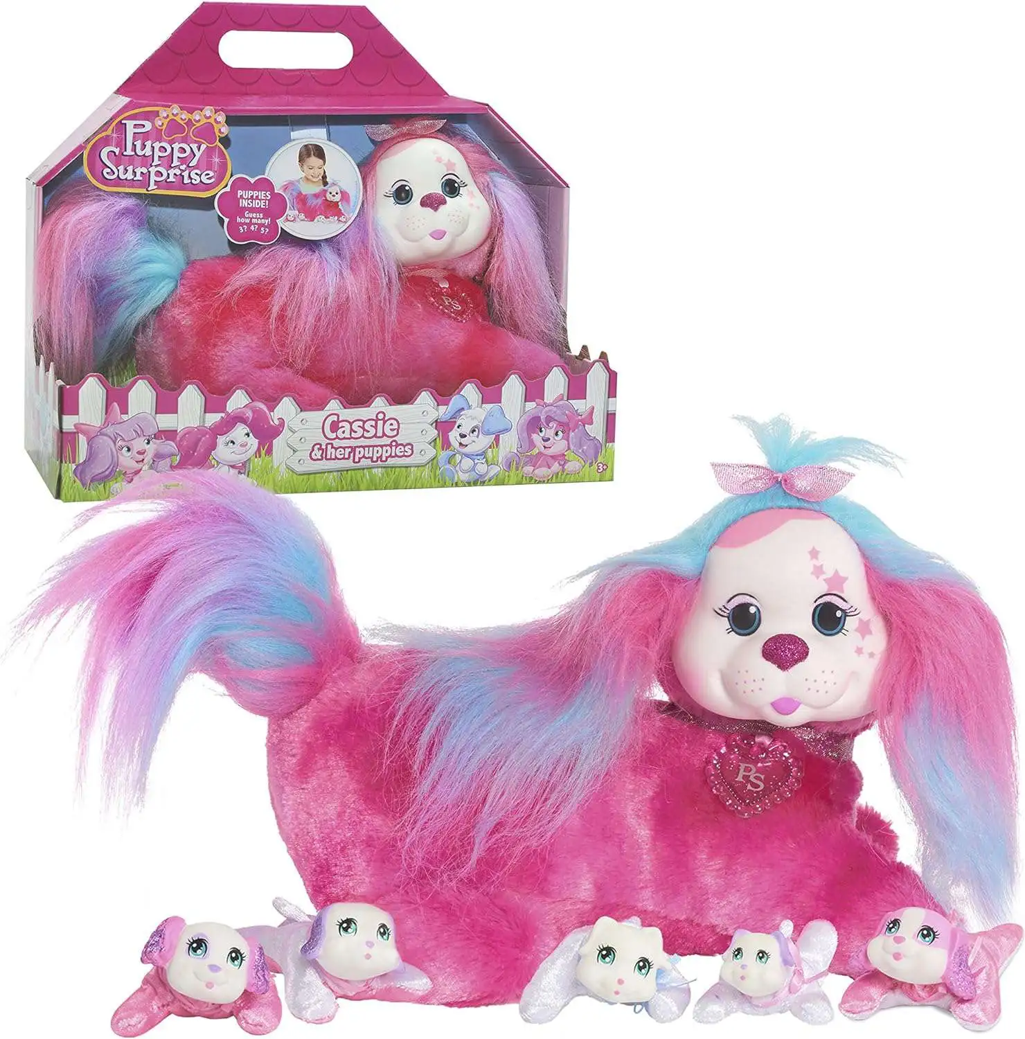 Puppy Surprise Cassie & Her Puppies Plush Toy