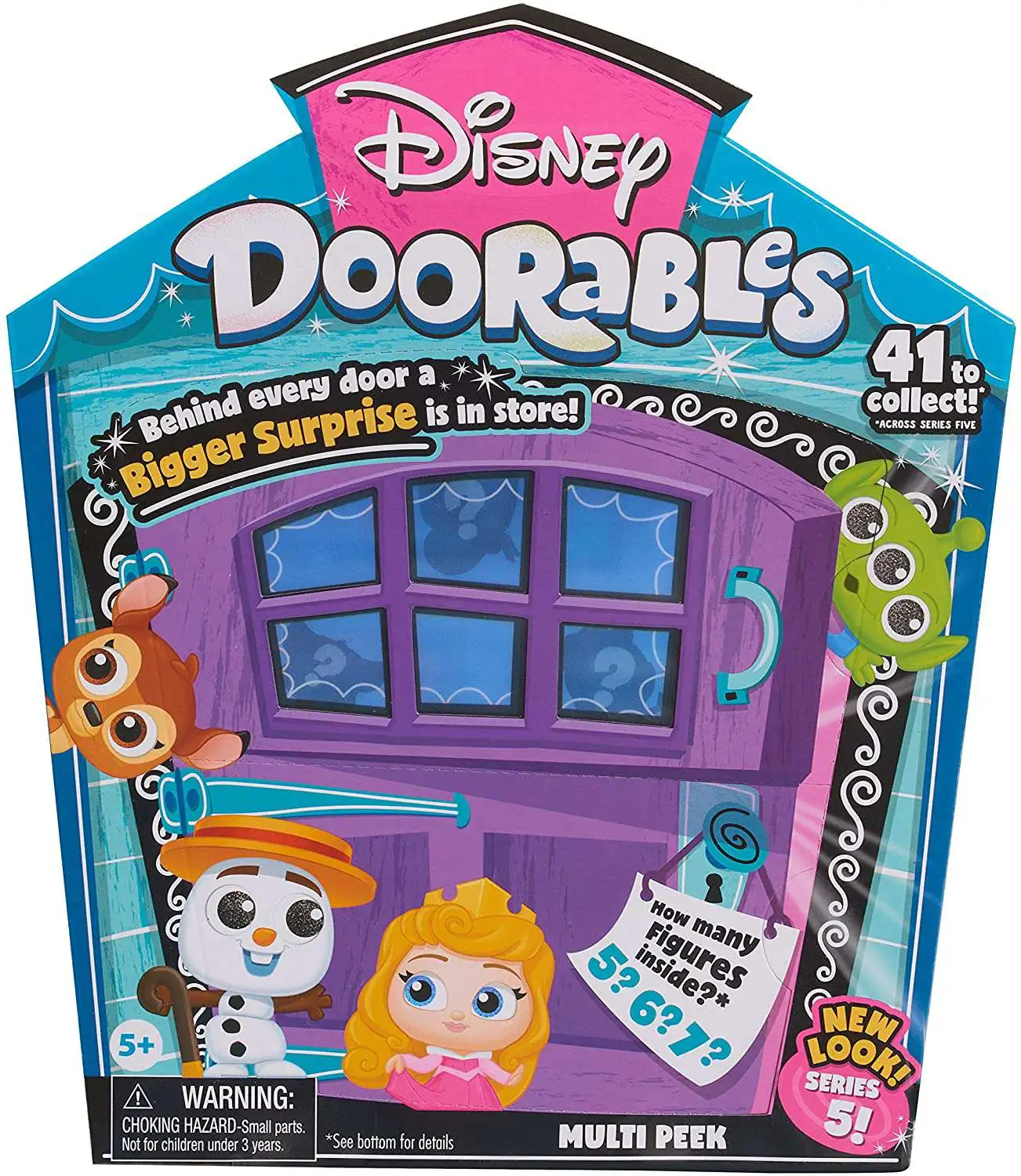 Disney Doorables Series 5 MULTI Peek Mystery Pack [5, 6 or 7 Figures]