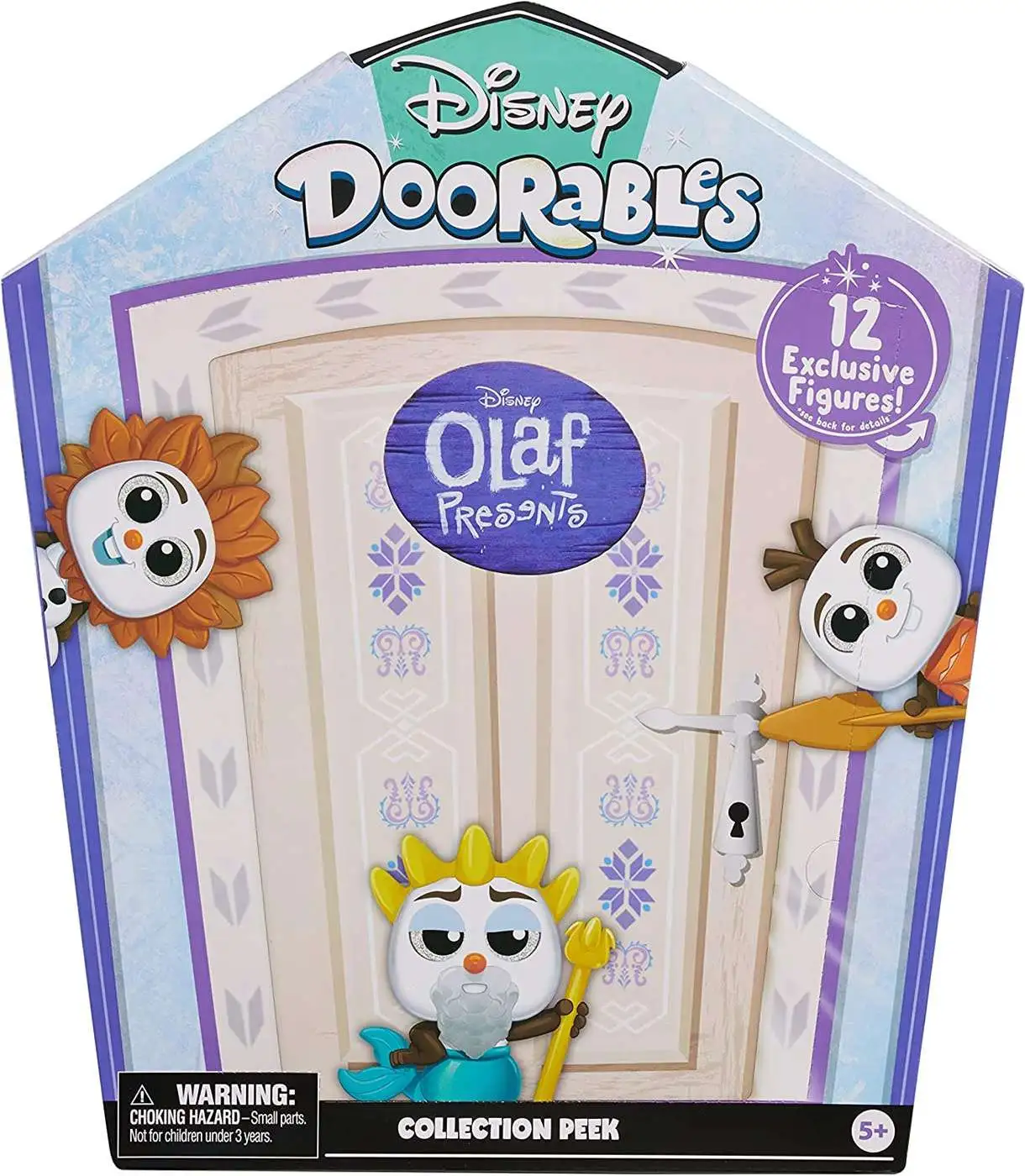 Disney Doorables Collection Peek Olaf Presents Mystery Figure 12-Pack