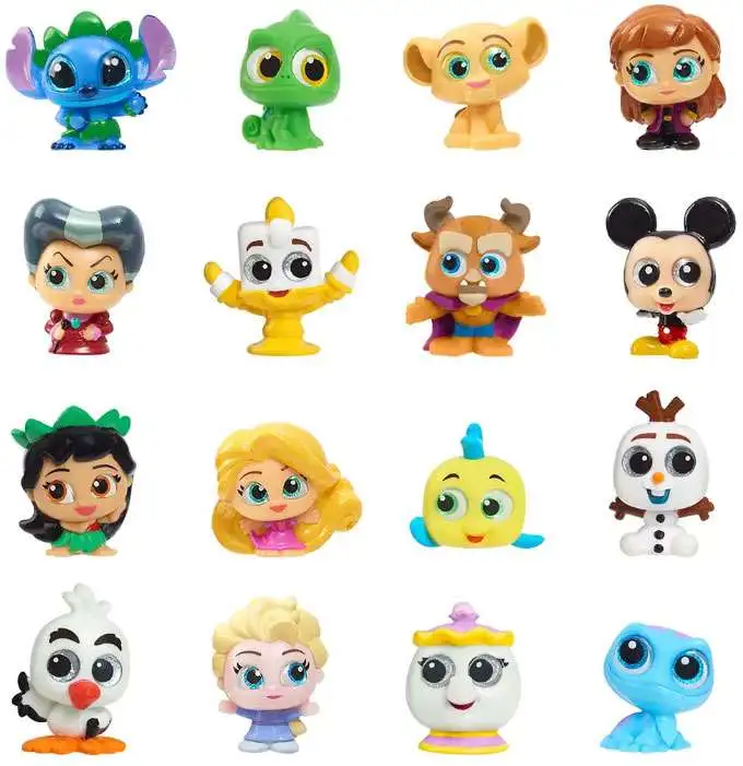 Disney Doorables Series 5 Mega Pack for Kids - Bundle with 3 Disney  Doorables Mini Peek Boxes with 2-3 Figurines and Toy Story Stickers (Disney