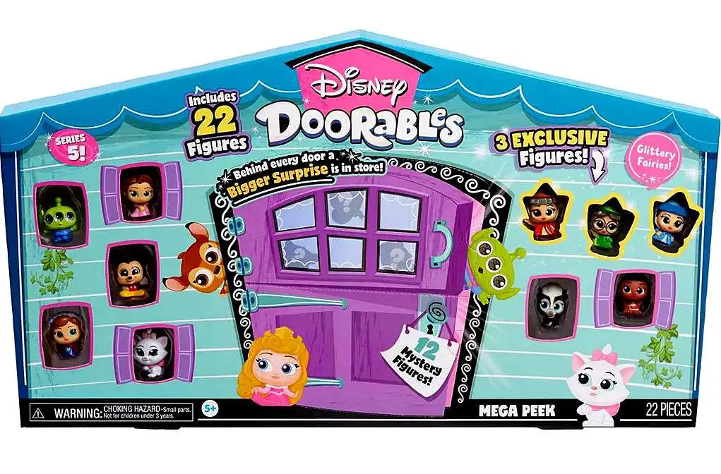  Doorables Disney Series 5 Mini peek - 4 Pack : Toys