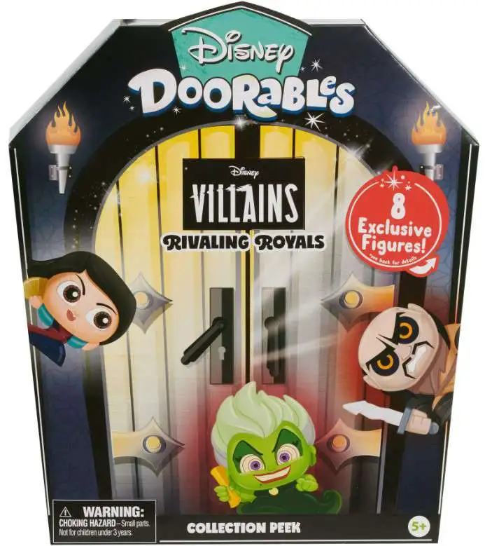 Disney Doorables Collection Peek Disney Villains Rivaling Royals Mystery  Figure 8-Pack Moose Toys - ToyWiz