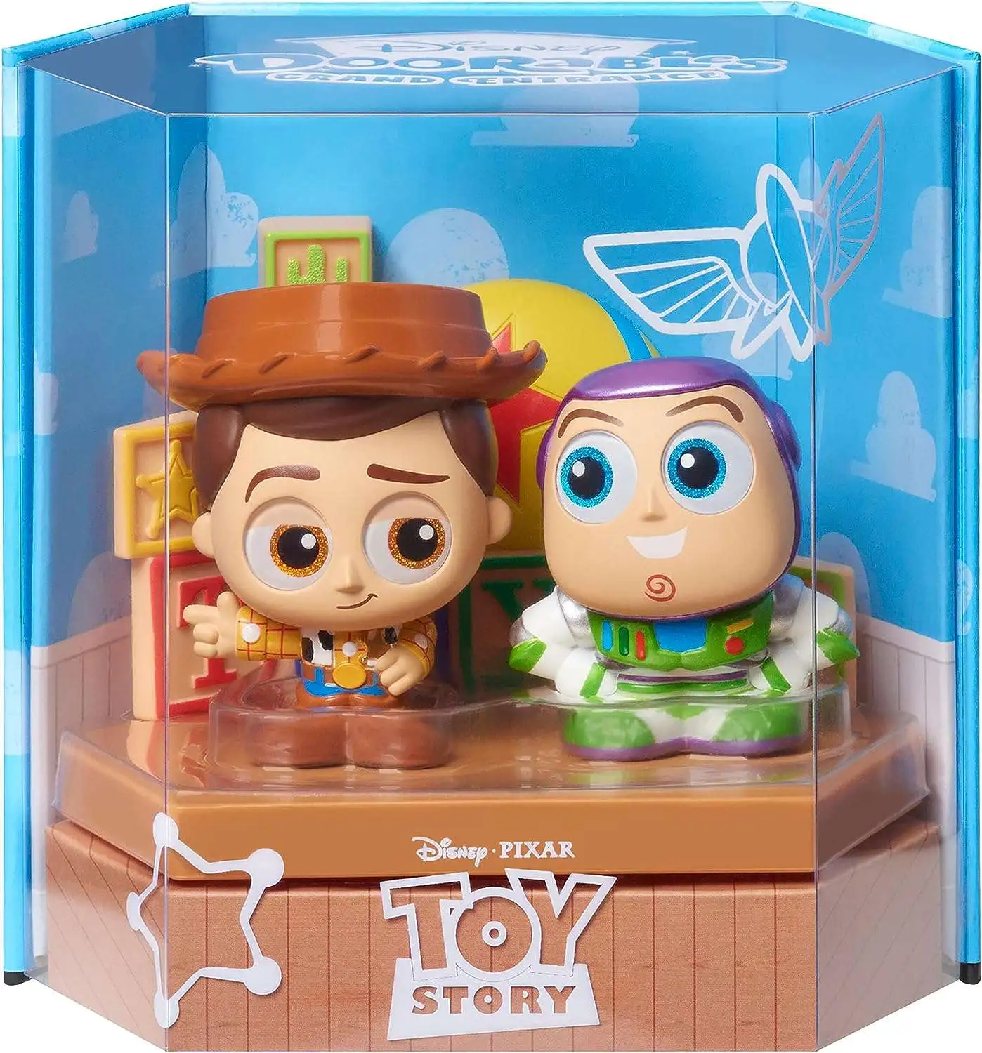 Kit Conjunto 5 Bonecos Toy Story Disney - Woody E Sua Turma