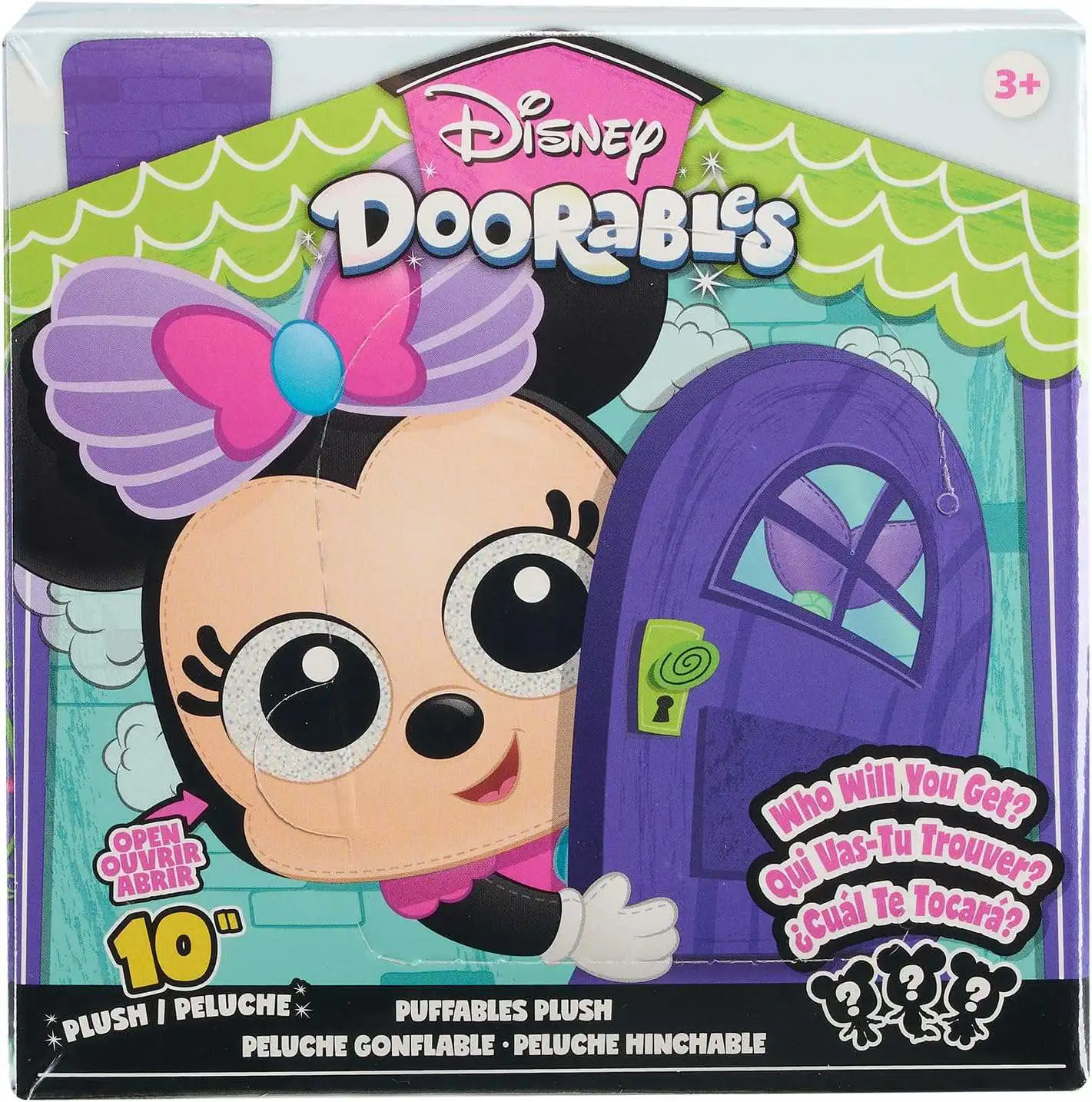 Disney Doorables Puffables Plush Minnie Mouse 10-Inch Mystery Pack