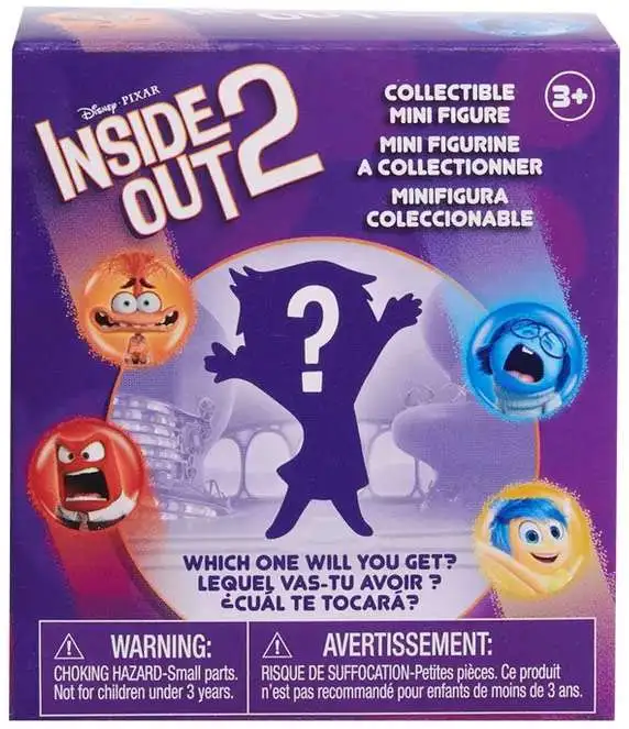 Disney / Pixar Inside Out 2 Collectible Mini Figure Mystery Pack [1 RANDOM Character]