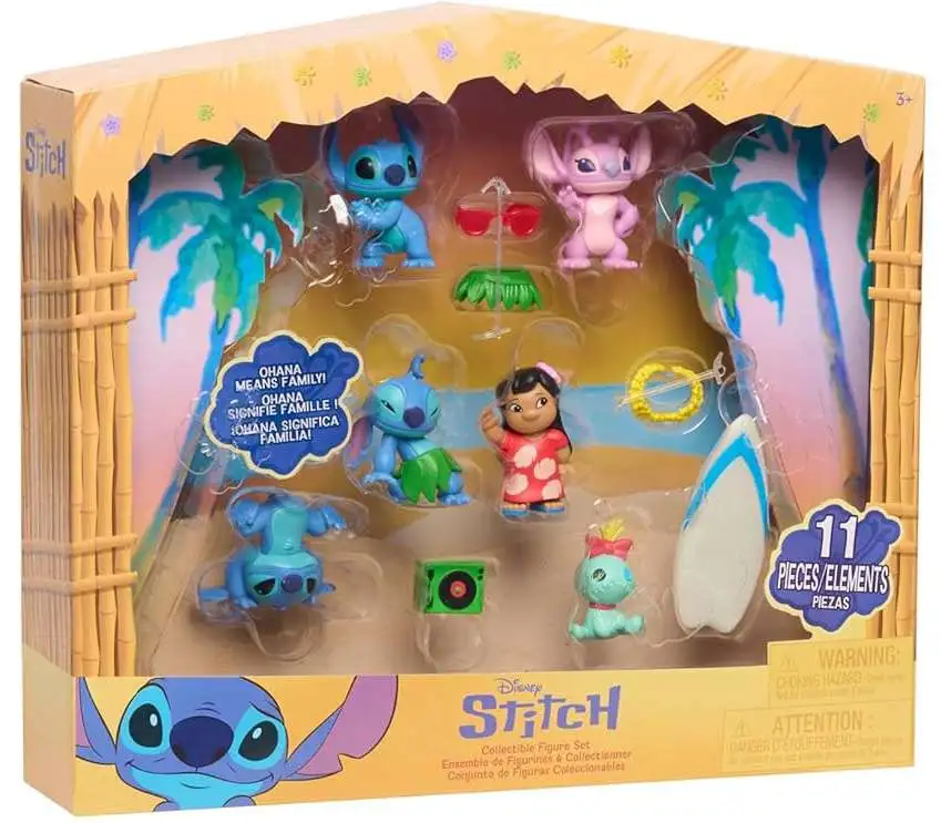 Disney Lilo & Stitch Stitch Collectible Figure Set