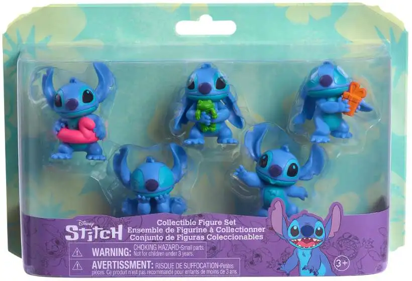 Disney Lilo & Stitch Stitch 2-Inch Collectible Figure 5-Pack